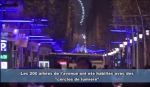 Laetitia Casta illumine les Champs-Élysées