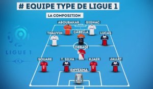 L'équipe type de la 14ème journée de Ligue 1 !