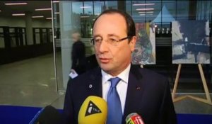 Chômage : "Nous n'avons pas encore gagné la bataille", tempère Hollande
