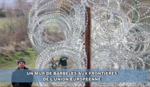 Un mur de barbelés aux frontières de l'UE