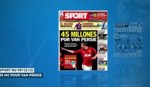 Le Barça connaît le prix à payer pour Van Persie, scandale de matches truqués en Angleterre !