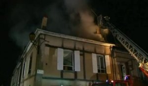 Incendie de quartier à Joigny (89) : 4 maisons brûlées