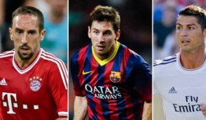 Messi, Ronaldo et Ribéry en lice pour le Ballon d'Or