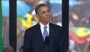 Obama rend hommage à Mandela en un mot : "ubuntu"