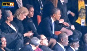 Hommage à Mandela: le "selfie" de Barack Obama fait le tour des réseaux sociaux - 11/12