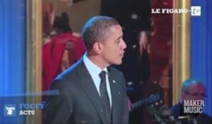 Noël : Barack Obama chante "Jingle Bells"
