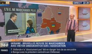 Harold à la carte: Bruxelles suspend ses discussions sur l'accord d'association avec l'Ukraine – 15/12