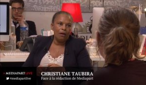 Christiane Taubira, le gouvernement, la politique