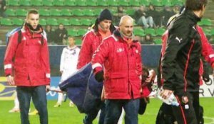 18/12/13 : SRFC-FCGB : Konradsen sort blessé