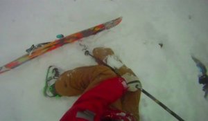 Sauvetage d'un skieur après une avalanche