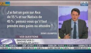 Les réponses de François Monnier, aux auditeurs, dans Intégrale Placements -  27/12 1/2