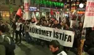 Istanbul, Ankara, les manifestants réclament la démission du gouvernement