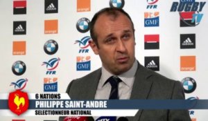 RugbyTV - Philippe SAINT-ANDRE explique ses choix