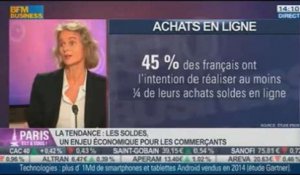 La Tendance du moment: les soldes, un enjeu économique pour les commerçants, dans Paris est à vous - 07/01