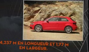 Zoom sur l'Audi A3 (2013) : l'esthétique