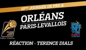 Réaction de Terence Dials - J15 - Orléans reçoit Paris-Levallois (VO)