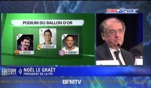 Ballon d'or / Le Graët : "Je suis déçu pour Ribéry" - 13/01