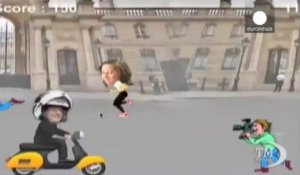François Hollande et le jeu du scooter