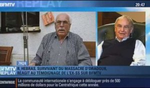 BFMTV Replay: Massacre d'Oradour: témoignage d'un ex-SS et réaction d'un survivant - 20/01
