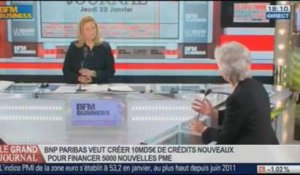 Marie-Claire Capobianco, responsable de la banque de détail en France de BNP Paribas, dans Le Grand Journal - 23/01 1/4