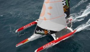 Tentative de record du monde de Thomas Coville : la cartographie des 3 premiers jours de course