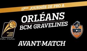 Avant-Match - J17 - Orléans reçoit le BCM Gravelines
