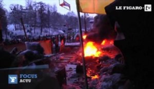 Ukraine : les manifestants toujours mobilisés à Kiev
