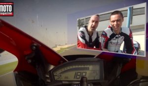 Honda CBR 1000 RR SP 2014 au qatar avec Sébastien Gimbert