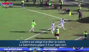 Un match de foot arrêté après 8 simulations de blessures