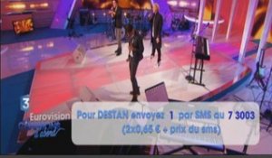 Destan "Sans Toi" dans les Chansons d'abord spécial Eurovision sur France 3