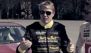 Hakkinen et Button en campagne de sécurité routière