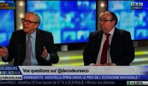 Émergents: nouvelle épine dans le pied de l'économie mondiale ?, dans Les Décodeurs de l'éco - 30/01 3/5