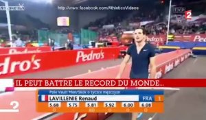 Renaud Lavillenie à Stade 2