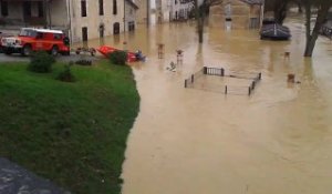 Inondation à Lavardac