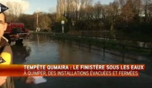 Bretagne : tempête d'écumes, vagues géantes, inondations...