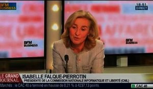 Isabelle Falque-Pierrotin, présidente de la Commission nationale de l'informatique et des libertés, dans Le Grand Journal – 10/02 4/4
