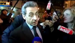 Nicolas Sarkozy présent au meeting de NKM "par amitié" - 10/02