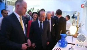 Hollande termine sa visite aux Etats-Unis par une déclaration d'amour aux entreprises
