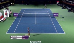 Dubai - Le point très chanceux de Venus Williams