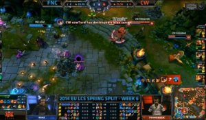 LCS EU W6D2 Game 1 FNC vs CPW