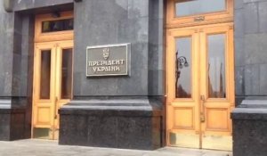 Kiev: Le palais présidentiel déserté