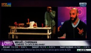 La sortie du jour: Mikaël Chirinian, comédien pour "La Liste de mes envies", dans Paris est à vous – 24/02