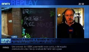 BFMTV Replay: Noël Mamère met en cause Manuel Valls pour le comportement des policiers lors de la manifestation à Nantes - 24/02