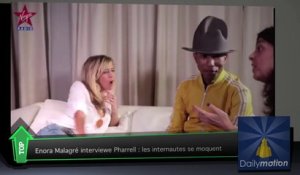 Top Média : mauvais buzz pour l'interview d'Enora Malagré avec Pharrell