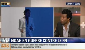 Le Soir BFM: la dernière chanson de Yannick Noah provoque la colère de Marine Le Pen - 04/03 6/6