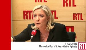 VIDÉO - Marine Le Pen : "Monsieur Aphatie, êtes-vous secrètement amoureux de mon père ?"