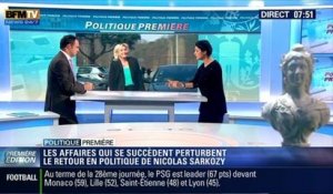 Politique Première: Les affaires qui se succèdent perturbent le retour de Nicolas Sarkozy en politique - 10/03