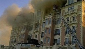 Saint-Jean-de-Luz: les images de l'incendie du Grand Hôtel - 10/03