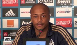 Pour André Ayew, l'OM ne peut pas être comparé avec le PSG et Monaco