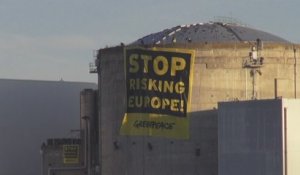 Les images de l'opération de Greenpeace à la centrale de Fessenheim